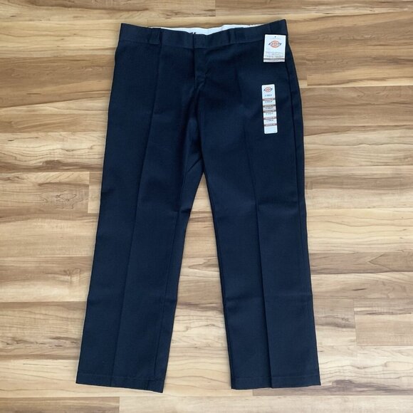 Dickies Women’s 774 Original Fit Straight Leg Pants Navy Blue Cotton Poly 18R - Picture 1 of 14